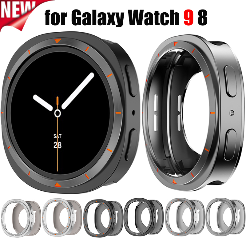 Smart Garden 9 - Samsung Galaxy Watch 9/8 44mm/40mm用亜鉛合金製保護ケース、Galaxy Watch