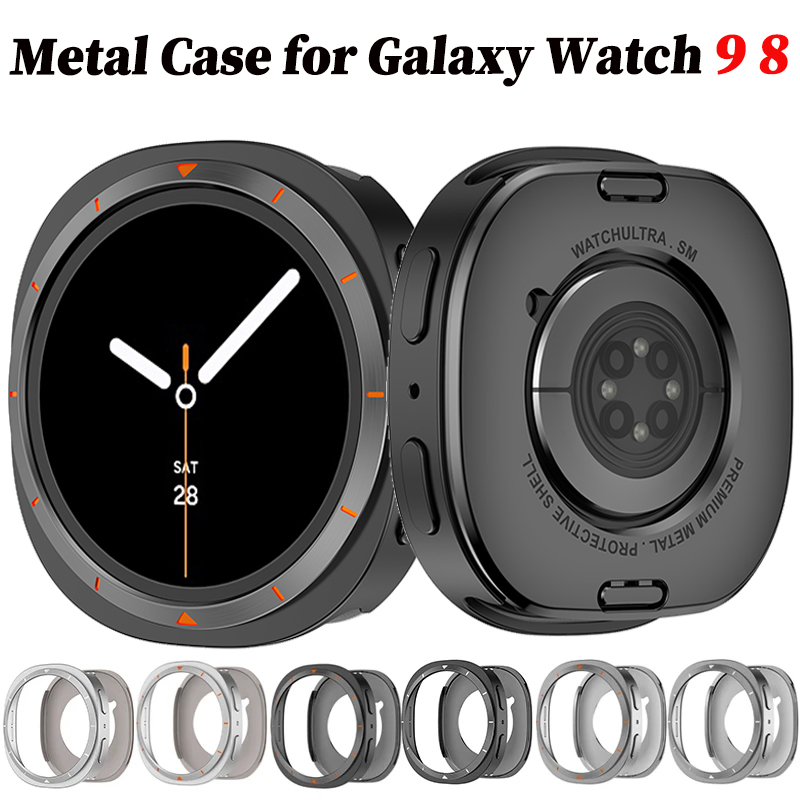 Smart Garden 9 - Samsung Galaxy Watch 9/8 44/40mm用メタルケース ステンレス製保護カバー