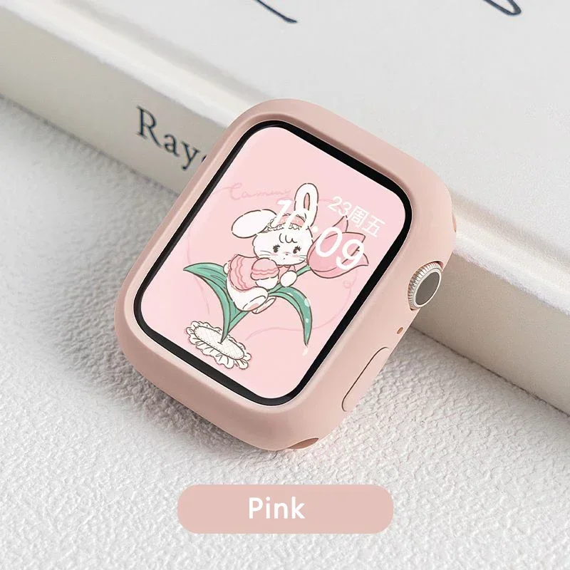 Smart Garden 9 - Apple Watch用シリコンバンパー,保護ケース,iwatchシリーズse,3, 4, 5, 6, 7,