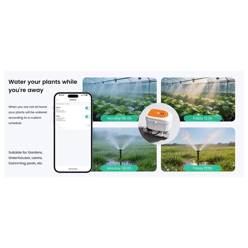 DT51 WiFiスマート灌漑タイマーME220FW 水流温 - Smart Garden Uk のレビューと価格