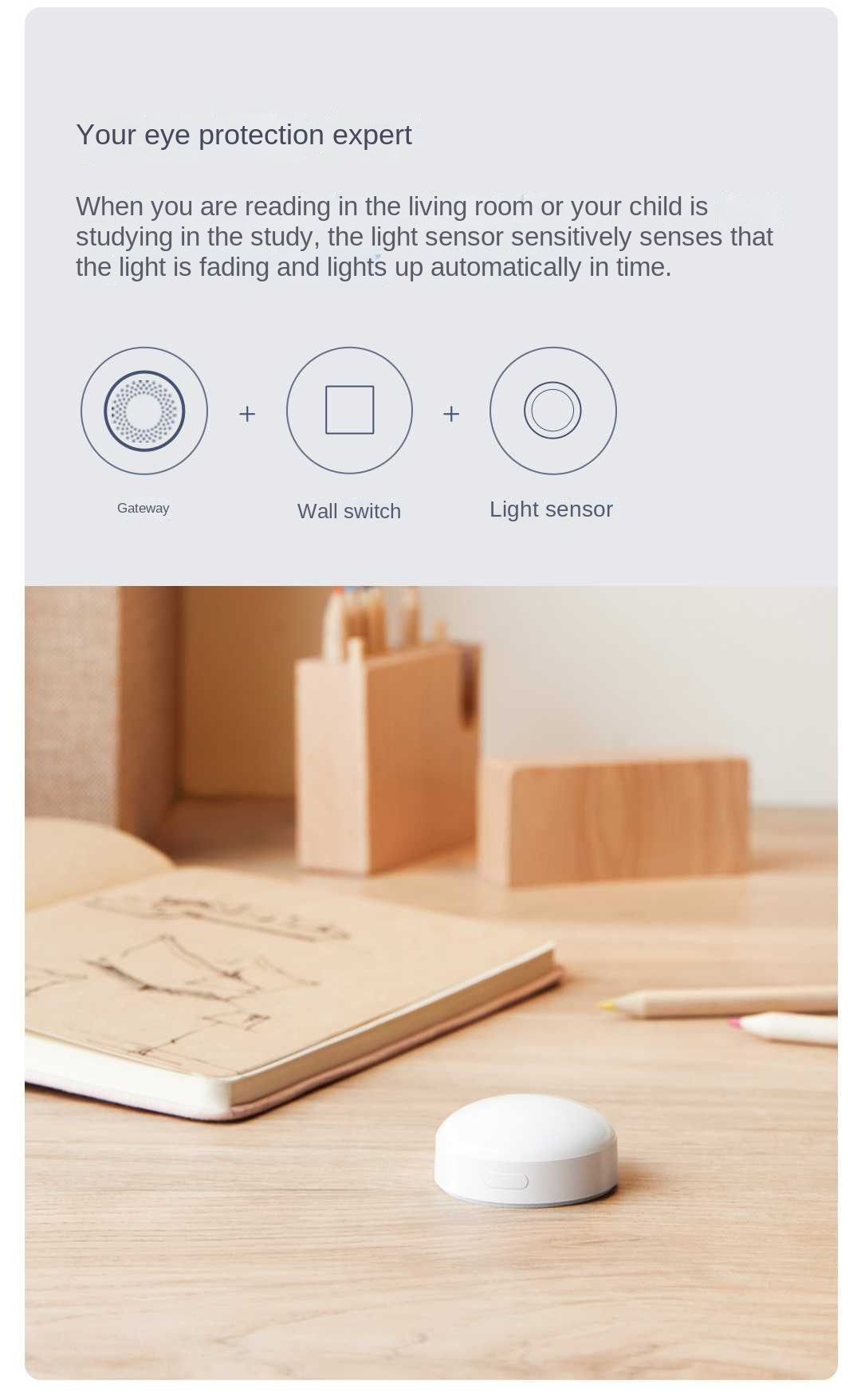 Aqara 光センサー T1 Zigbee 3.0 輝度セン - Smart Garden Xiaomi のレビューと価格