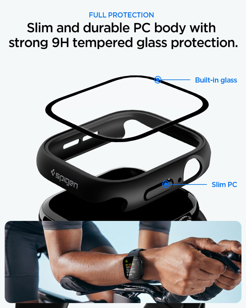 強化ガラス + ケース Apple Watch 38 40m - Smart Garden 9 のレビューと価格
