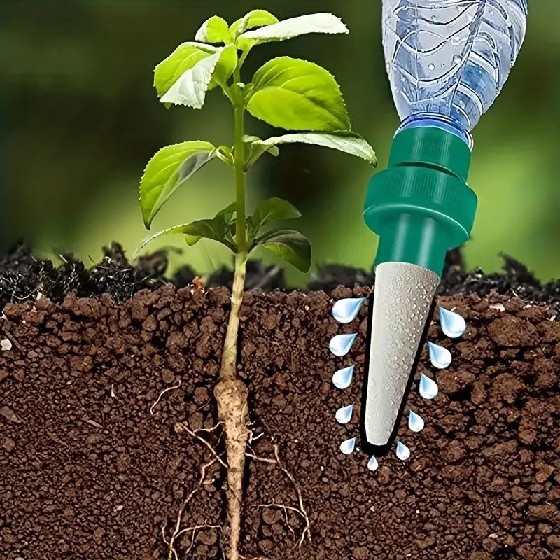 4個入り自動植物点滴灌漑ウォーターステーク、庭用セラミック自 - Smart Garden Watering System のレビューと価格