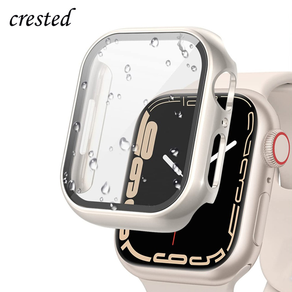 ガラス + カバー Apple Watch ケース 44 ミ - Smart Garden 9 のレビューと価格