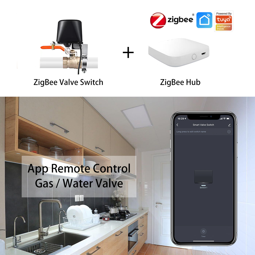 ZigBee 水/ガスバルブリモートコントロールシステムゲー - Smart Garden Watering System のレビューと価格