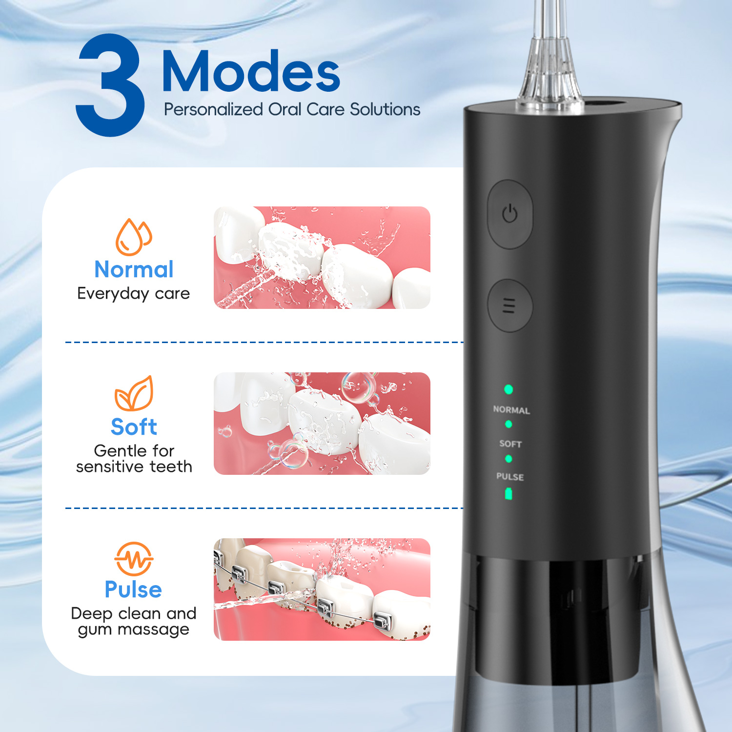 電動歯ブラシとウォーターフロッサーのコンボ、充電式口腔洗浄器 - Smart Garden Watering System のレビューと価格