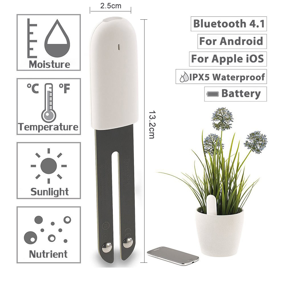 HHCC フラワーケアスマート植物モニター草土壌水肥沃度スマ - Smart Garden Xiaomi のレビューと価格
