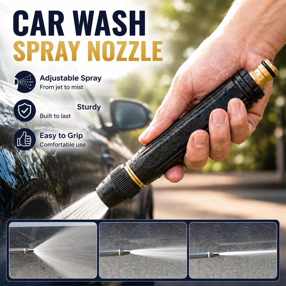 高圧洗浄水鉄砲ノズル 車の洗浄、ガラス、庭の水やり、灌漑用ス - Smart Garden Watering System のレビューと価格