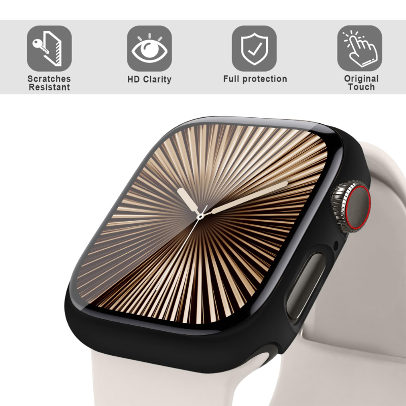 2 個の強化ガラス + ケース Apple Watch 38 - Smart Garden 9 のレビューと価格