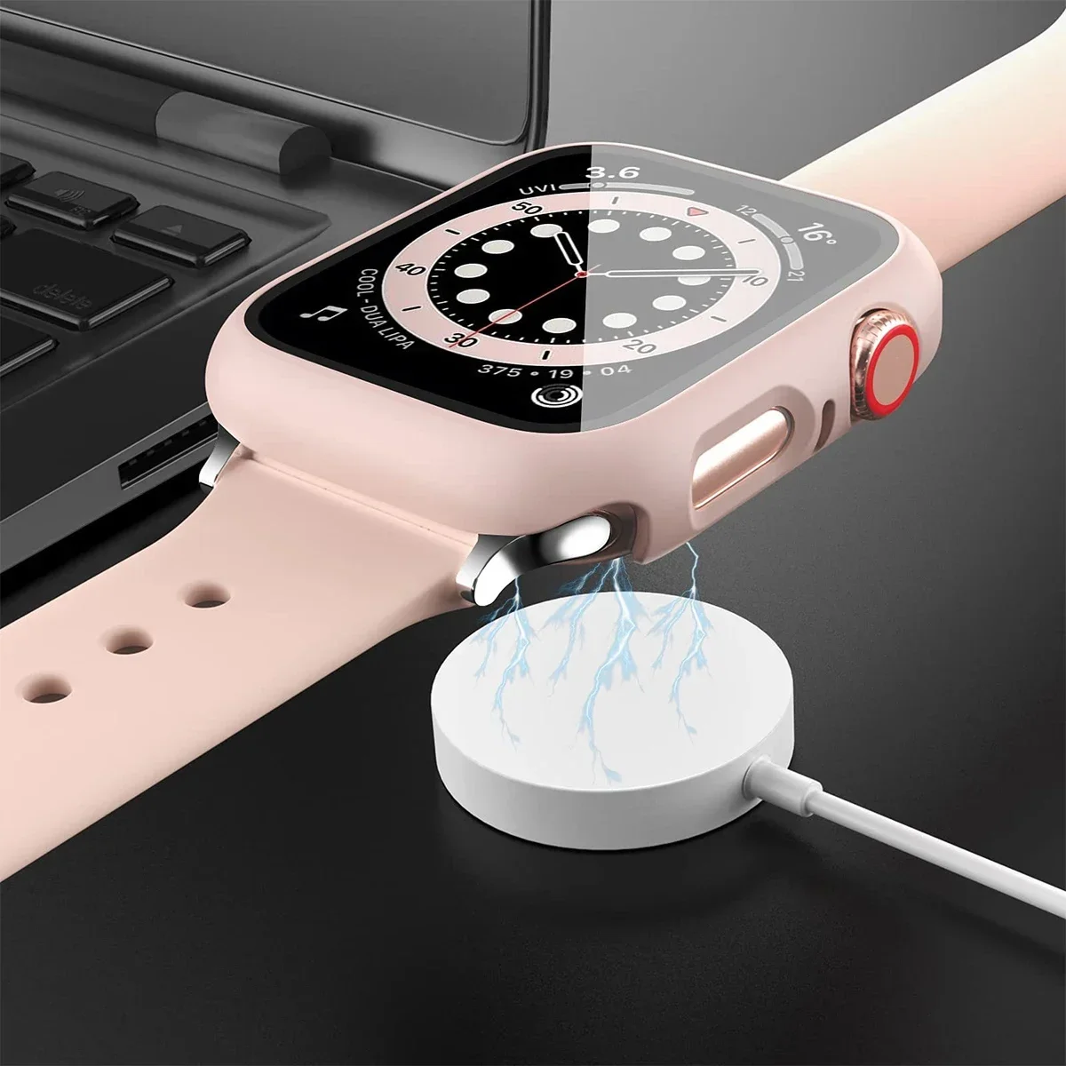 強化ガラス + カバー Apple Watch ケース 45 - Smart Garden 9 のレビューと価格